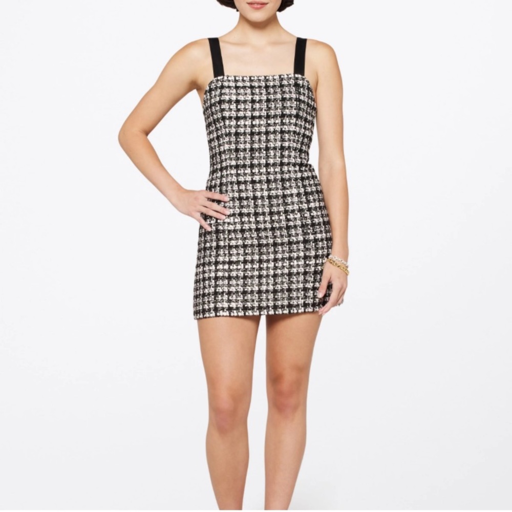 Alice + Olivia Bonita Tweed Dress